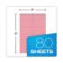 TOPS Prism Steno Pads, Gregg Rule, Pink Cover, 80 Pink 6 x 9 Sheets, 4/Pack (80254)