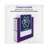 Avery Heavy-Duty View Binder with DuraHinge and Locking One Touch EZD Rings, 3 Rings, 3" Capacity, 11 x 8.5, Purple (79810)