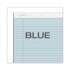 TOPS Prism + Colored Writing Pads, Wide/Legal Rule, 50 Pastel Blue 8.5 x 11.75 Sheets, 12/Pack (63120)