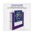 Avery Heavy-Duty View Binder with DuraHinge and Locking One Touch EZD Rings, 3 Rings, 4" Capacity, 11 x 8.5, Purple (79813)