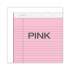 TOPS Prism + Colored Writing Pads, Wide/Legal Rule, 50 Pastel Pink 8.5 x 11.75 Sheets, 12/Pack (63150)