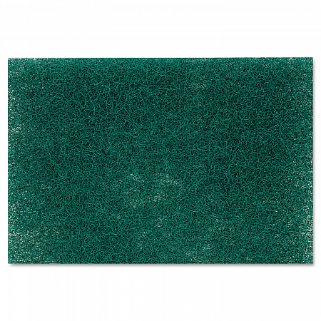 Heavy-Duty Scouring Pad 86, 6 x 9, Green, Dozen (86)