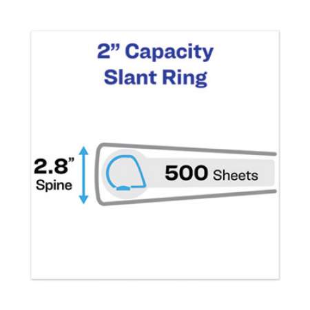 Avery Heavy-Duty View Binders, 3 Rings, 2" Capacity, 11 x 17, White (72126)