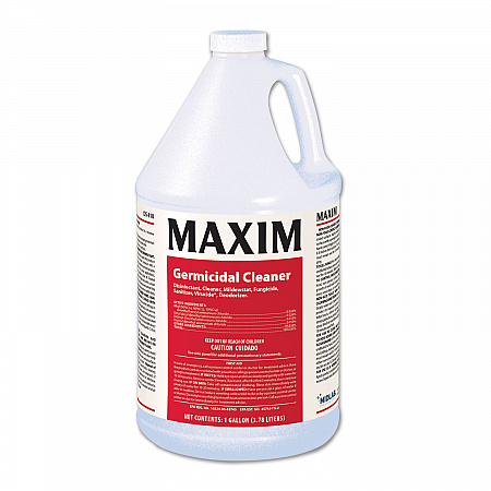 Germicidal Cleaner, Lemon Scent, 1 gal Bottle, 4/Carton (04100041)