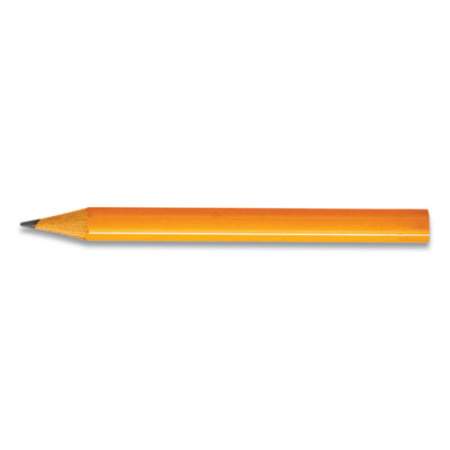 Dixon Golf Wooden Pencils, 2.2 mm, HB (#2), Black Lead, Yellow Barrel, 144/Box (116012)