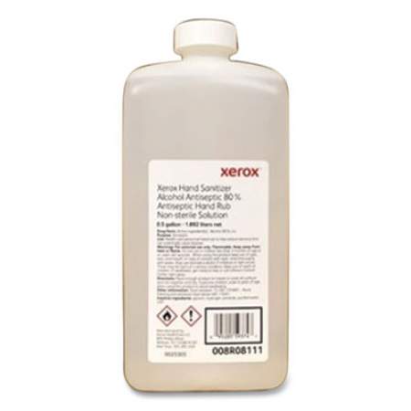 Xerox Liquid Hand Sanitizer, 0.5 gal Bottle, Unscented, 4/Carton (008R08111)
