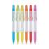 Pilot FriXion Colors Erasable Porous Point Pen, Stick, Bold 2.5 mm, Six Assorted Artistic Ink Colors, White Barrel, 6/Pack (24285244)
