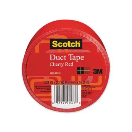 Scotch Duct Tape, 1.88" x 20 yds, Cherry Red (70005058188)