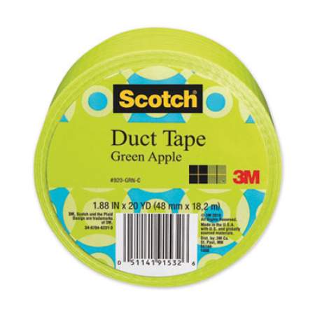 Scotch Duct Tape, 1.88" x 20 yds, Green Apple (70005059269)