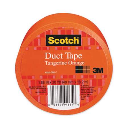 Scotch Duct Tape, 1.88" x 20 yds, Tangerine Orange (70005059285)