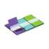 Post-it Flags 0.94" Wide Flags with Dispenser, Bright Blue, Bright Green, Purple, 60 Flags (70071493244)