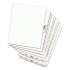 Avery-Style Preprinted Legal Side Tab Divider, Exhibit A, Letter, White, 25/Pack, (1371) (01371)