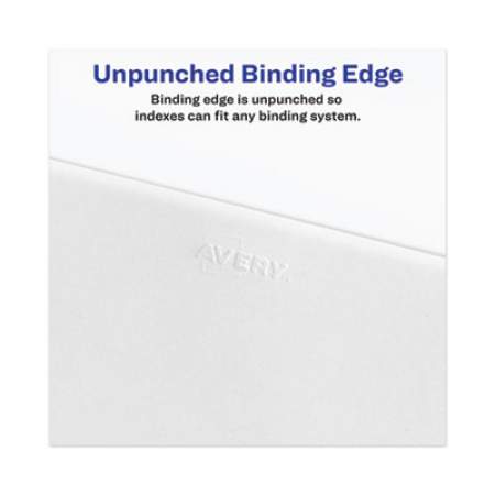 Avery-Style Preprinted Legal Bottom Tab Dividers, Exhibit P, Letter, 25/Pack (12389)