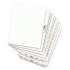 Avery-Style Preprinted Legal Side Tab Divider, Exhibit D, Letter, White, 25/Pack, (1374) (01374)