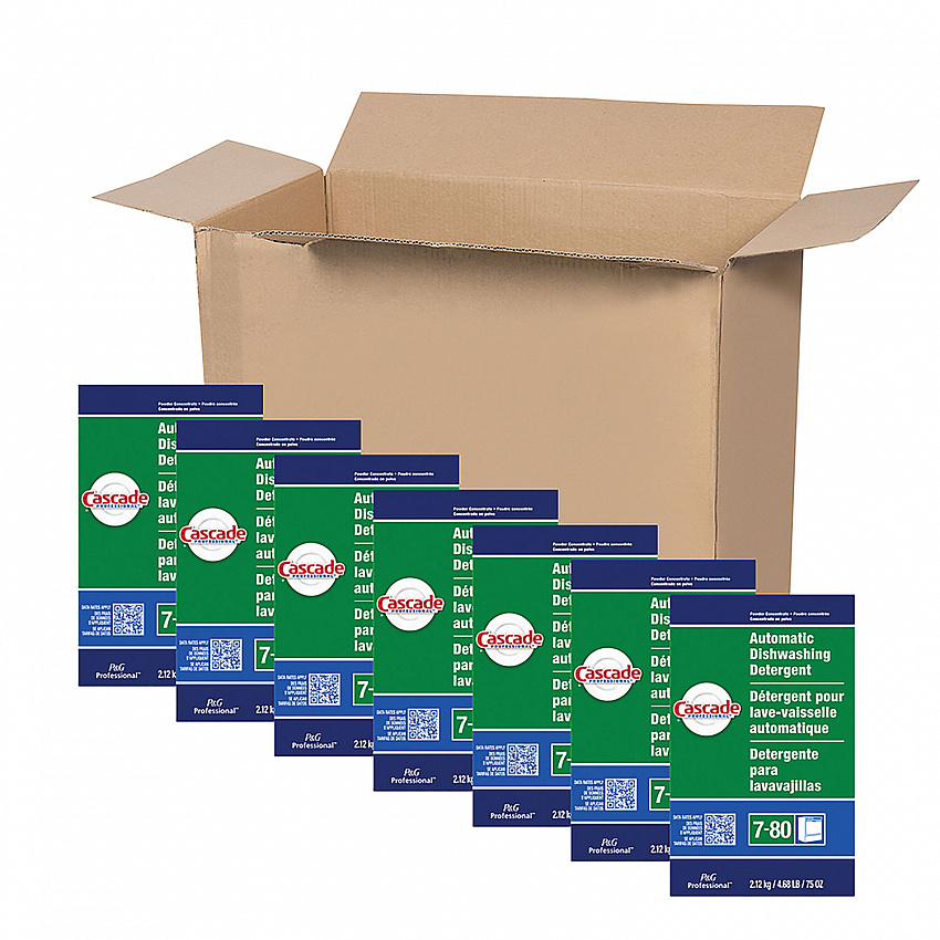 Automatic Dishwasher Detergent Powder, Fresh Scent, 75 oz Box, 7/Carton (59535CT)