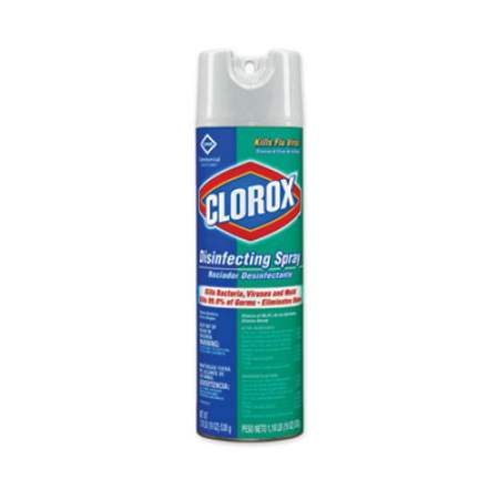 Clorox Disinfecting Spray, Fresh, 19 oz Aerosol Spray, 12/Carton (38504CT)