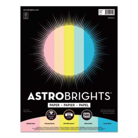 Astrobrights Color Paper, 24 lb, 8.5 x 11, Assorted Colors, 500/Ream (91714)
