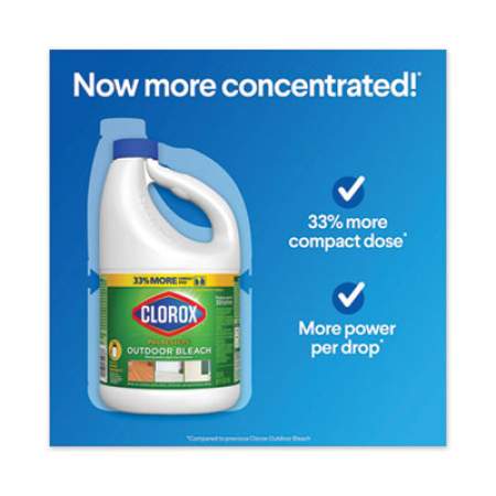 Clorox Outdoor Bleach, 81 oz Bottle, 6/Carton (32438)