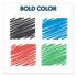 Quartet EnduraGlide Dry Erase Marker, Fine Bullet Tip, Assorted Colors, Dozen (500121M)