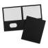 Avery Two-Pocket Folder, 40-Sheet Capacity, 11 x 8.5, Black, 25/Box (47988)
