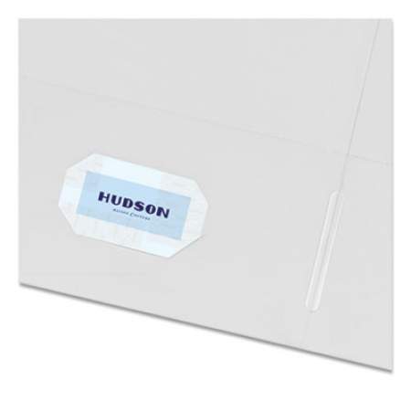 Avery Two-Pocket Folder, 40-Sheet Capacity, 11 x 8.5, White, 25/Box (47991)