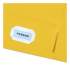 Avery Two-Pocket Folder, 40-Sheet Capacity, 11 x 8.5, Yellow, 25/Box (47992)