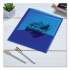 Avery Plastic Two-Pocket Folder, 20-Sheet Capacity, Translucent Blue (47811EA)