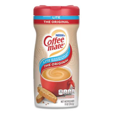 Coffee mate Powdered Original Lite Creamer, 11 oz. Canister, 12/Carton (74185CT)