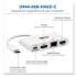 Tripp Lite 4K Dock with Charging and Ethernet, USB C/4K HDMI/USB A/PD Charging, White (U44406NH4GUC)