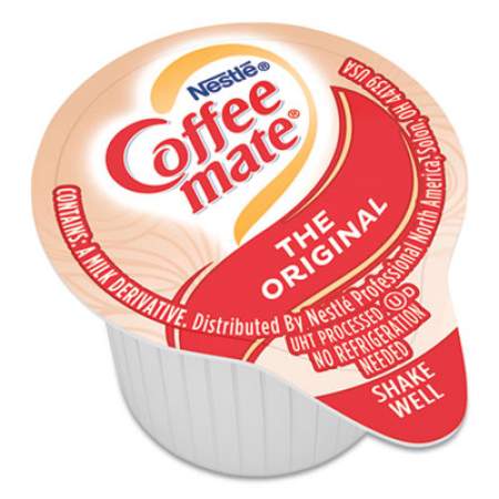 Coffee mate Liquid Coffee Creamer, Original, 0.38 oz Mini Cups, 50/Box (35110BX)