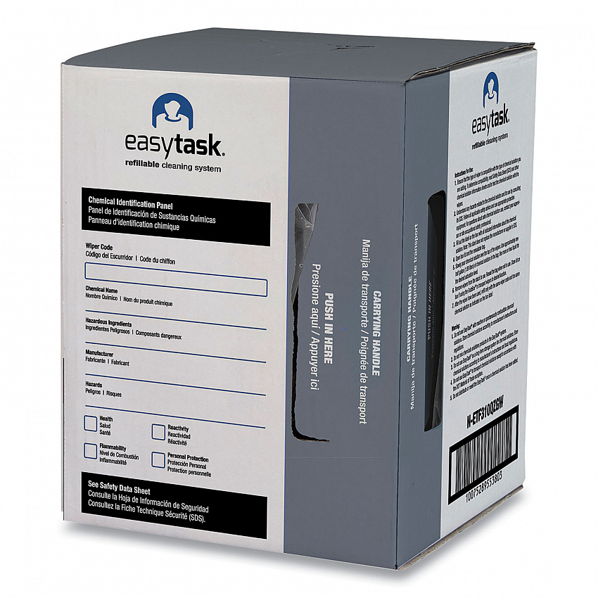 Easy Task F310 Wiper, Quarterfold, 1-Ply, 10 x 13, White, Zipper Bag, 175/Bag (NETF310QZGW)
