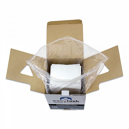 Easy Task F310 Wiper, Quarterfold, 1-Ply, 10 x 13, White, Zipper Bag, 175/Bag (NETF310QZGW)