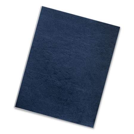 Fellowes Classic Grain Texture Binding System Covers, 11 x 8.5, Navy, 50/Pack (52124)