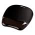 Fellowes Gel Crystals Mouse Pad with Wrist Rest, 7.87" x 9.18", Black (9112101)