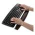 Fellowes Gel Crystals Keyboard Wrist Rest, 18.5" x 2.25", Black (9112201)