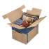 Bankers Box SmoothMove Prime Moving and Storage Boxes, Regular Slotted Container (RSC), 24" x 18" x 18", Brown Kraft/Blue, 6/Carton (0062901)