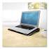 Fellowes I-Spire Series Laptop Lapdesk, 14.94" x 11.19" x 1.69", Black/Gray, Supports 6 lbs (9473101)