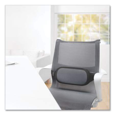 Fellowes I-Spire Series Lumbar Cushion, 14 x 3 x 6, Gray/Black (9472701)