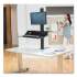 Fellowes Lotus VE Sit-Stand Workstation, 29" x 28.5" x 27.5" to 42.5", Black (8080101)