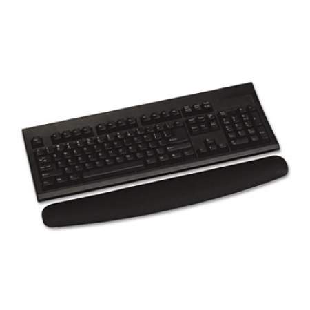 3M Antimicrobial Foam Keyboard Wrist Rest, Nonskid Base, Black (WR209MB)