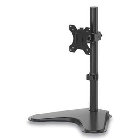 Fellowes Professional Series Single Freestanding Monitor Arm, For 32" Monitors, 11" x 15.4" x 18.3", Black, Supports 17 lb (8049601)