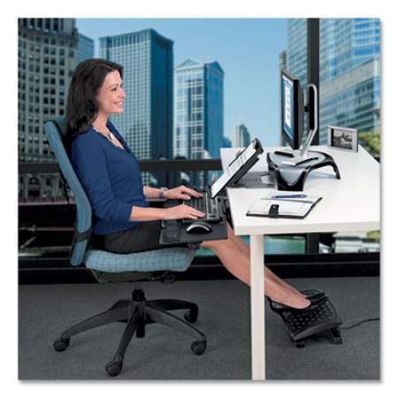 Fellowes Professional Series Back Support with Microban Protection, 15 x 2 x 14.5, Black (8037601)