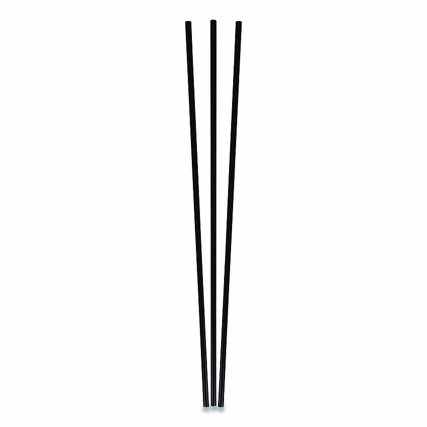 Unwrapped Round Stirrers, 7.75", Polypropylene, Black, 500/Pack (1241207)