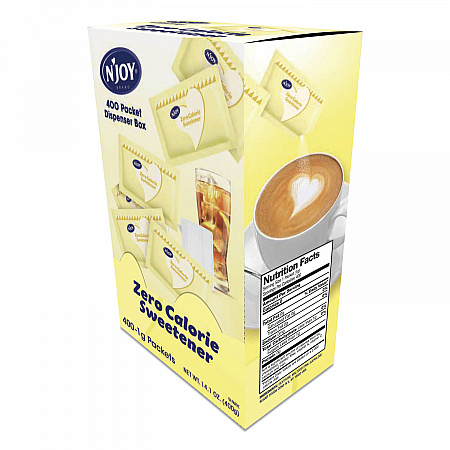 Yellow Sucralose Zero Calorie Sweetener, 0.04 oz Packet, 400/Box (83220)