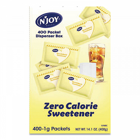 Yellow Sucralose Zero Calorie Sweetener, 0.04 oz Packet, 400/Box (83220)