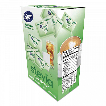 Stevia Artificial Sweetener, 0.04 oz Packet, 400/Box (83221)