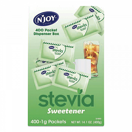 Stevia Artificial Sweetener, 0.04 oz Packet, 400/Box (83221)