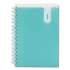 Poppin Medium Pocket Notebook, College Rule, Aqua, 8.5 x 6, 80 Sheets (1268263)