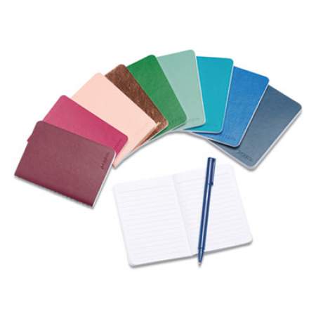 Poppin Mini Medley Professional Notebooks, Wide Rule, Assorted Jewel Tone, 5 x 3.5, 10/Pack (24342725)