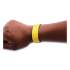 SICURIX Security Wristbands, 0.75" x 10", Yellow, 100/Pack (85070)